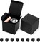 Black Gift Boxes with Lids 4x4x4 Inches – 10 Pack Matte Cardboard Boxes for Groomsmen, Wedding, Christmas, Birthday, Graduation, and Holiday Gift Packaging (Black)